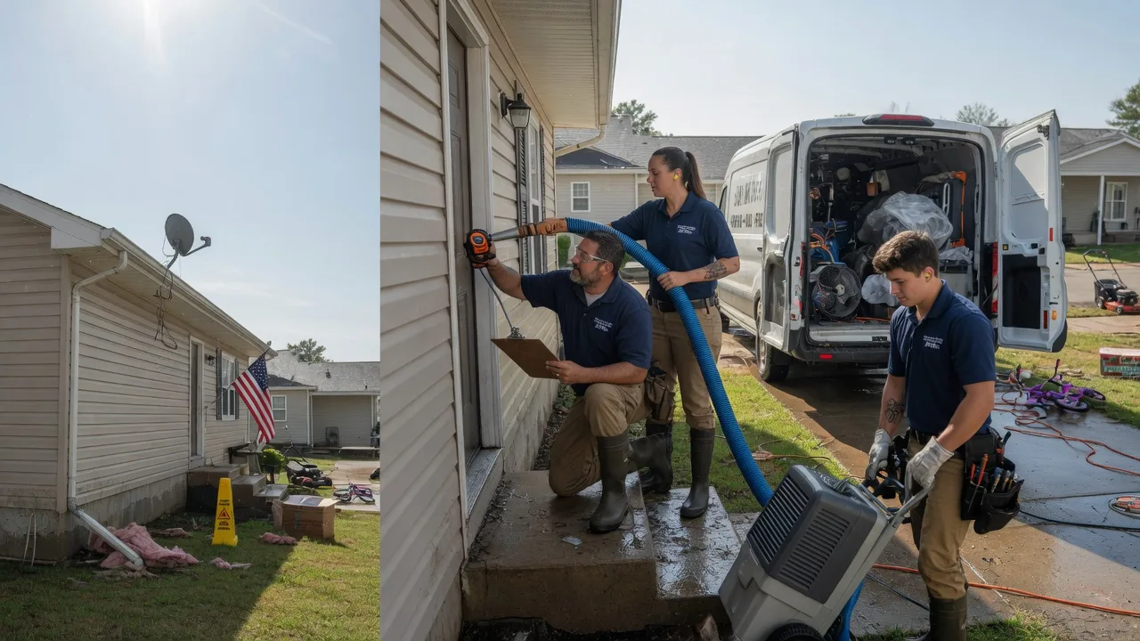 Ceiling Water Damage Restoration in Saint Croix Falls, WI near me